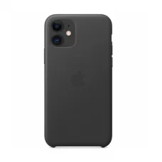 Кожаный чехол Apple Leather Case Black для iPhone 11
